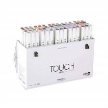 Touch Brush Çift Taraflı Fırça Uçlu Marker Set 60 Renk Set A - 1