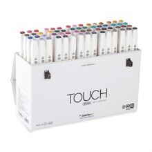 Touch Brush Çift Taraflı Fırça Uçlu Marker Set 60 Renk Set B - TOUCH