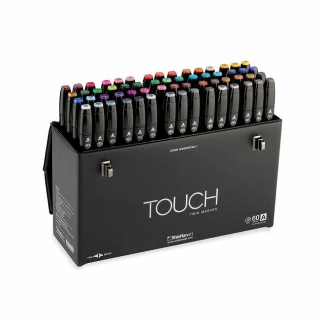 Touch Çift Taraflı Marker 60 Renk Set A - 1