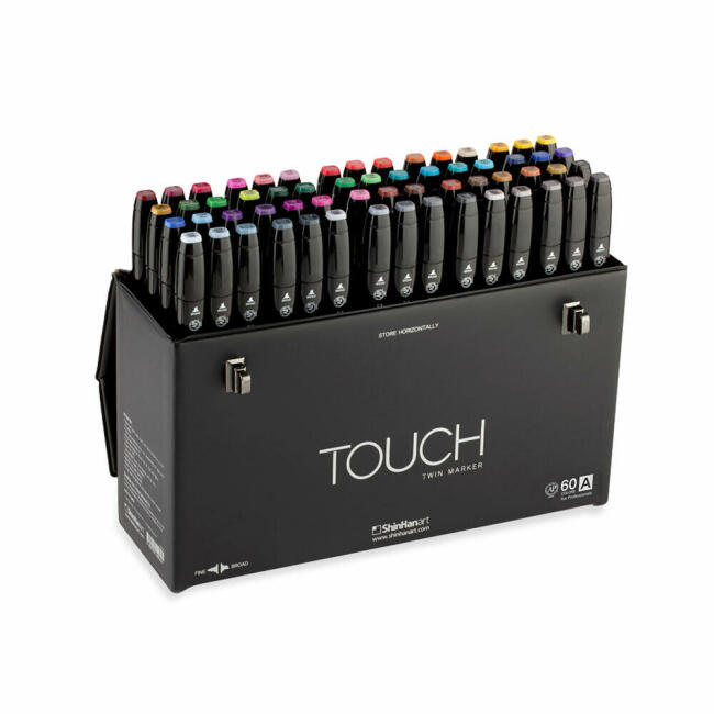 Touch Çift Taraflı Marker 60 Renk Set A - 4