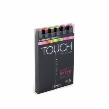 Touch Fluorescent Colors Çift Uçlu 6’lı Set - TOUCH (1)