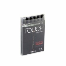 Touch Grey Tones A Çift Uçlu 6’lı Set - TOUCH