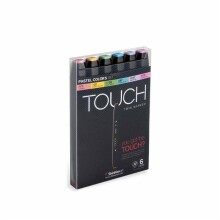 Touch Pastel Tones Çift Uçlu 6’lı Set - Touch