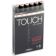 Touch Skin Tones A Çift Uçlu 6’lı Set - TOUCH (1)