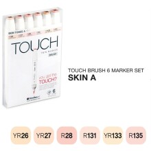 Touch Skin Tones A Çift Uçlu 6’lı Set - TOUCH (1)