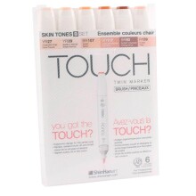 Touch Skin Tones B Çift Uçlu 6’lı Set - TOUCH