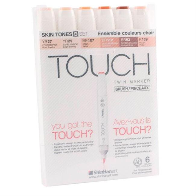 Touch Skin Tones B Çift Uçlu 6’lı Set - 2
