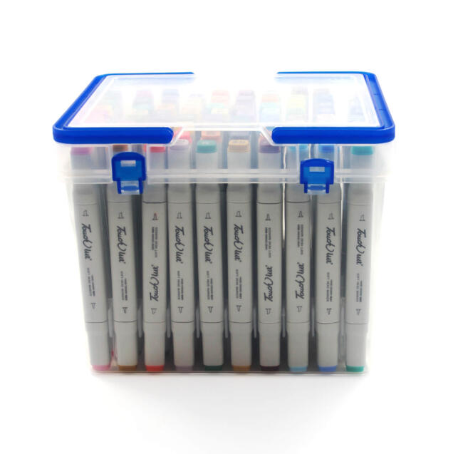 Touchliit Çift Taraflı Grafik Marker Kalem Seti 60'lı - 1