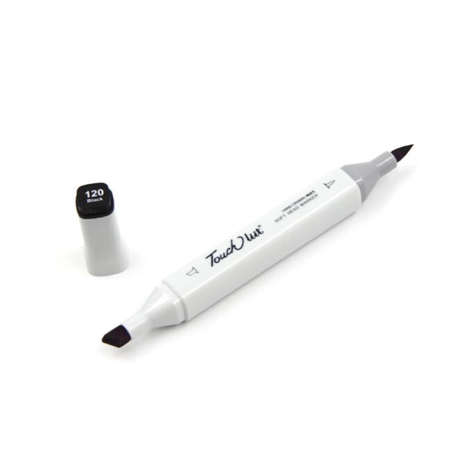 Touchliit Çift Taraflı Marker Kalem Black 120 - 1