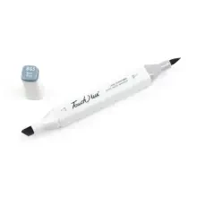 Touchliit Çift Taraflı Marker Kalem Blue Grey 5 BG5 - 1