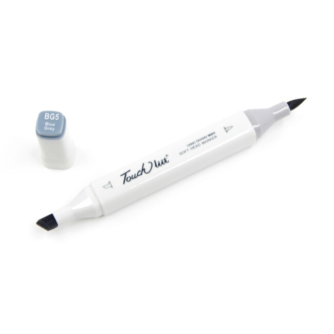 Touchliit Çift Taraflı Marker Kalem Blue Grey 5 BG5 - Gvn Art