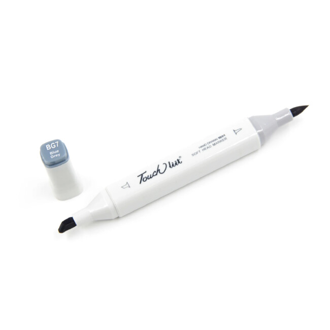 Touchliit Çift Taraflı Marker Kalem Blue Grey 7 BG7 - Gvn Art