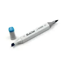 Touchliit Çift Taraflı Marker Kalem Carulean Blue B63 - 1