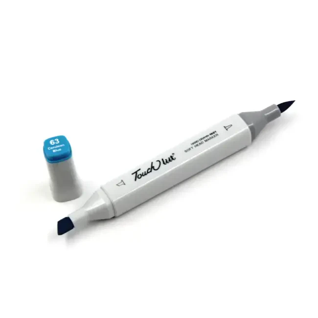 Touchliit Çift Taraflı Marker Kalem Carulean Blue B63 - 1