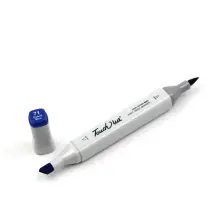 Touchliit Çift Taraflı Marker Kalem Cobalt Blue PB71 - 1