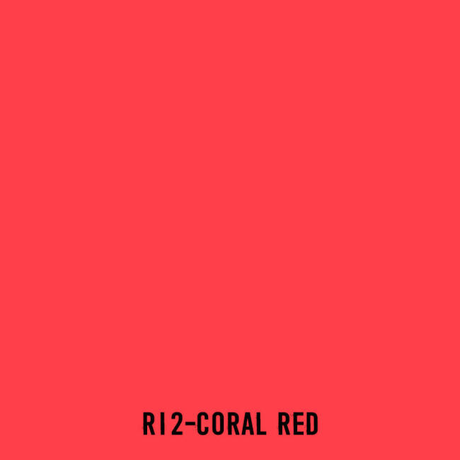 Touchliit Çift Taraflı Marker Kalem Coral Red R12 - 2