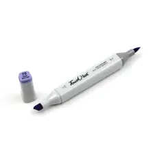 Touchliit Çift Taraflı Marker Kalem Dark Blue Light PB75 - 1