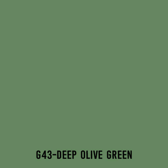 Touchliit Çift Taraflı Marker Kalem Deep Olive Green G43 - 2