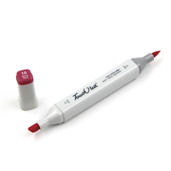 Touchliit Çift Taraflı Marker Kalem Deep Red R10 - Gvn Art