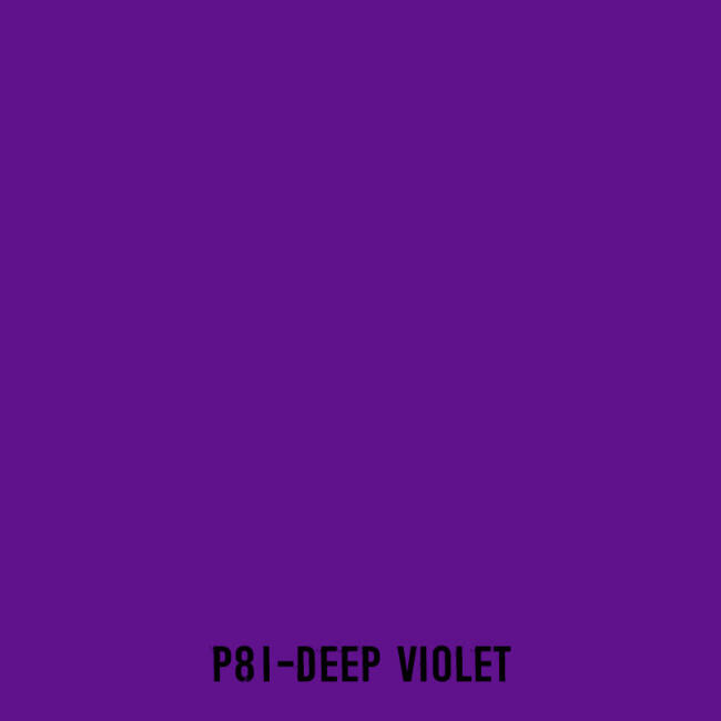 Touchliit Çift Taraflı Marker Kalem Deep Violet P81 - 2