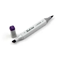 Touchliit Çift Taraflı Marker Kalem Deep Violet P81 - 1