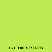 Touchliit Çift Taraflı Marker Kalem Fluorescent Green F124 - Gvn Art (1)