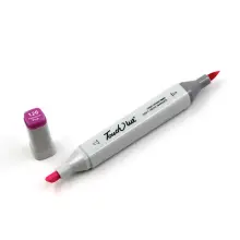 Touchliit Çift Taraflı Marker Kalem Fluorescent Pink F126 - 1