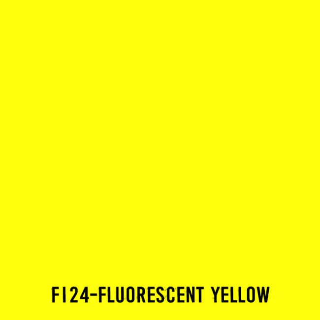 Touchliit Çift Taraflı Marker Kalem Fluorescent Yellow F123 - 2