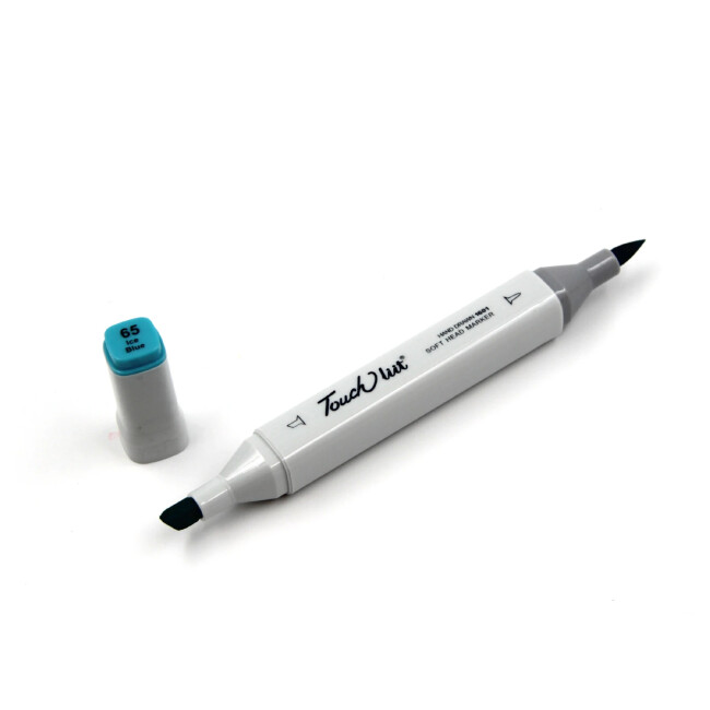 Touchliit Çift Taraflı Marker Kalem Ice Blue B65 - Gvn Art