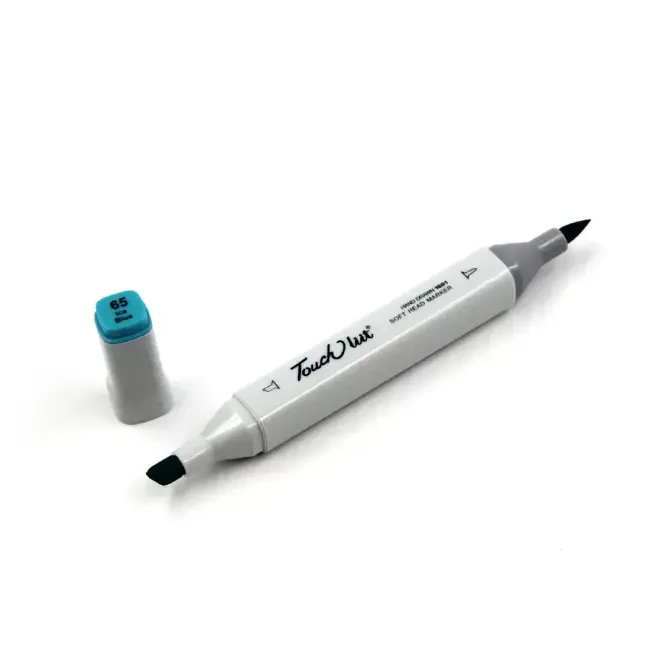 Touchliit Çift Taraflı Marker Kalem Ice Blue B65 - 1