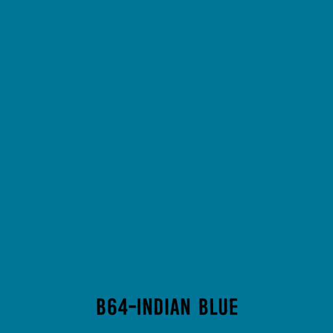 Touchliit Çift Taraflı Marker Kalem Indian Blue B64 - 2