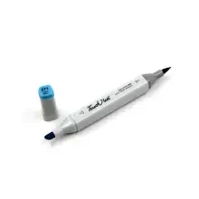 Touchliit Çift Taraflı Marker Kalem Light Blue PB271 - 1