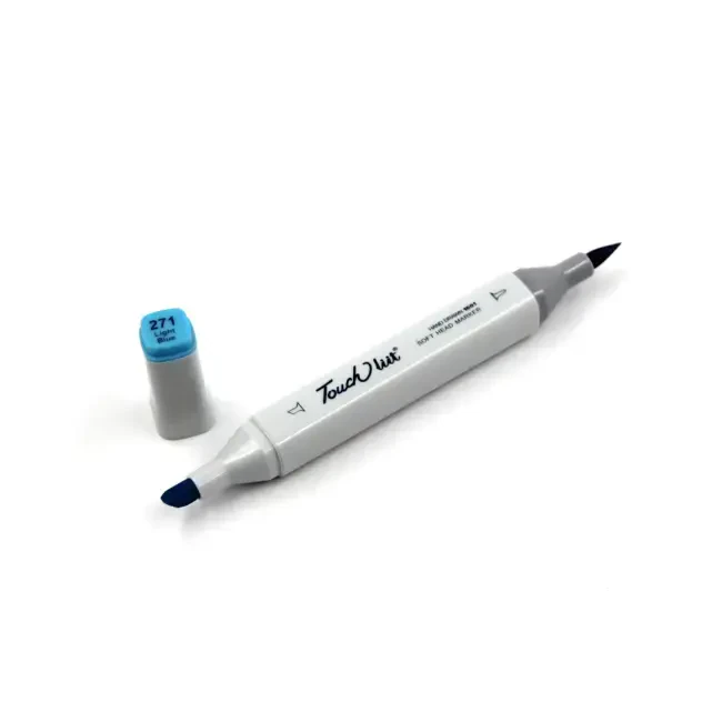 Touchliit Çift Taraflı Marker Kalem Light Blue PB271 - 1