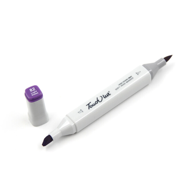Touchliit Çift Taraflı Marker Kalem Light Violet P82 - Gvn Art