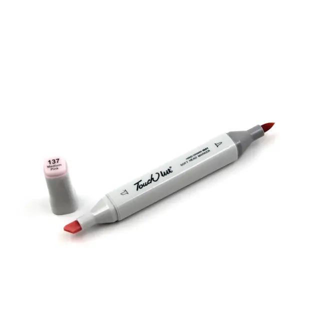Touchliit Çift Taraflı Marker Kalem Medium Pink RP137 - 1