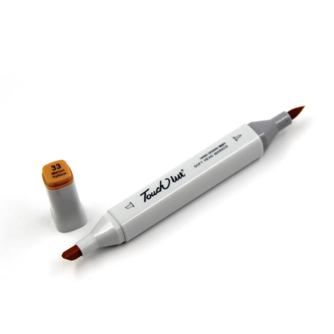 Touchliit Çift Taraflı Marker Kalem Melon Yellow YR33 - 1