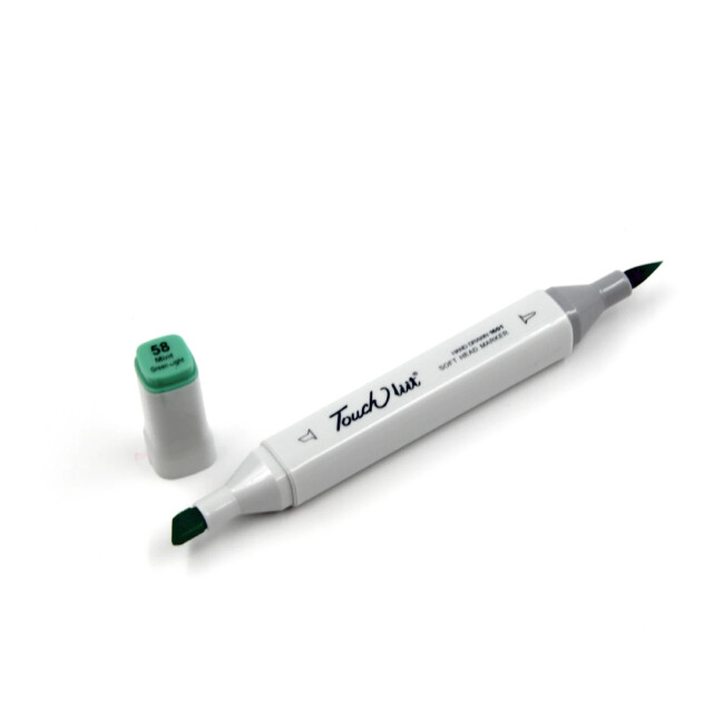 Touchliit Çift Taraflı Marker Kalem Mint Green Light G58 - Gvn Art