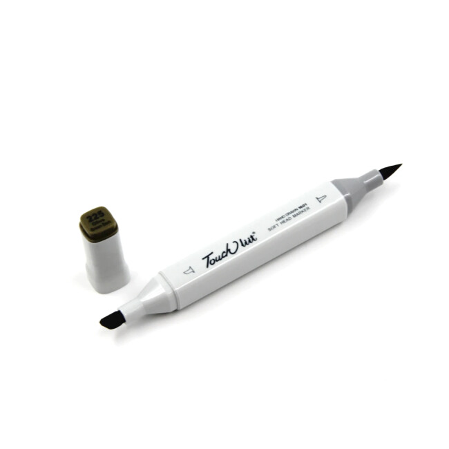 Touchliit Çift Taraflı Marker Kalem Olive Green Dark Y225 - Gvn Art