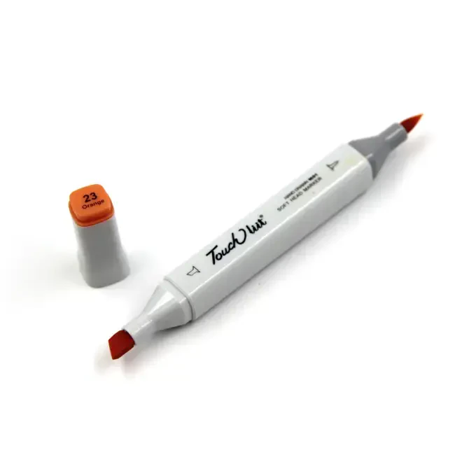 Touchliit Çift Taraflı Marker Kalem Orange YR23 - 1