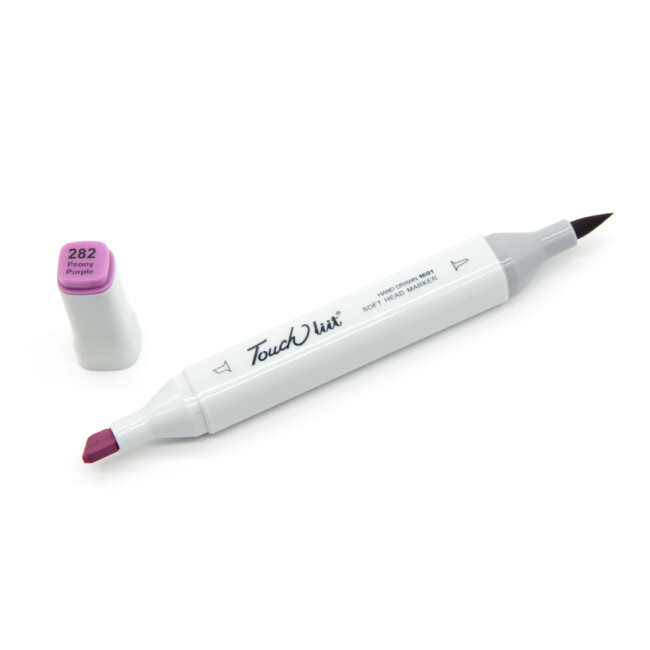 Touchliit Çift Taraflı Marker Kalem Peony Purple P282 - Gvn Art