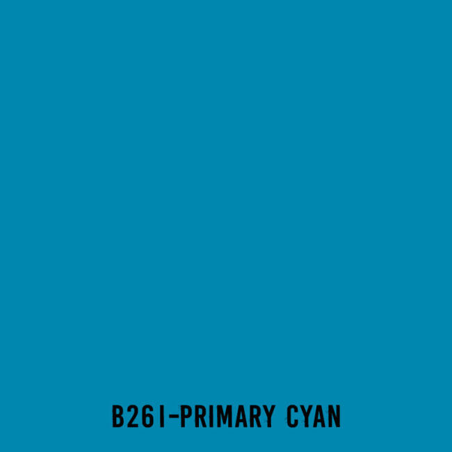 Touchliit Çift Taraflı Marker Kalem Primary Cyan B261 - 2