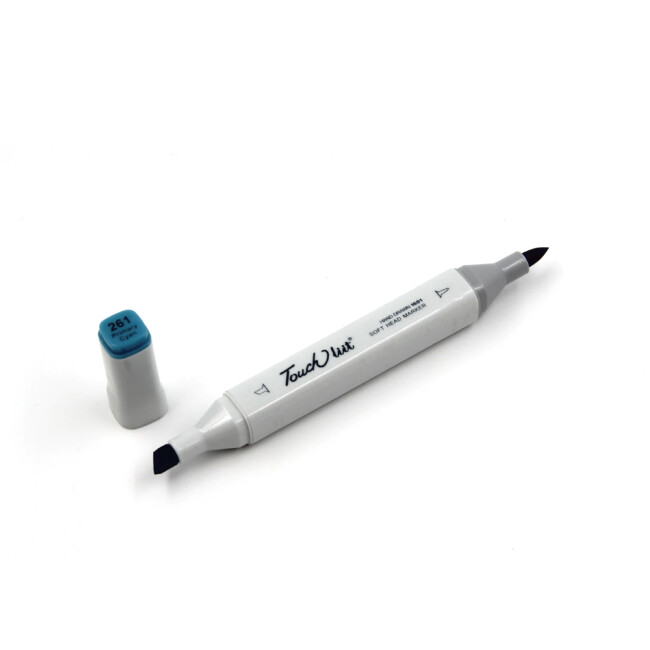 Touchliit Çift Taraflı Marker Kalem Primary Cyan B261 - 1