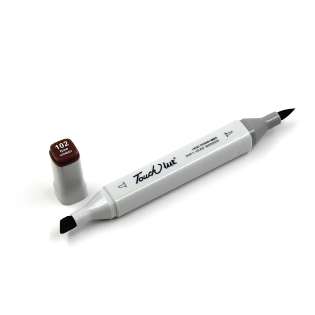 Touchliit Çift Taraflı Marker Kalem Raw Umber BR102 - Gvn Art