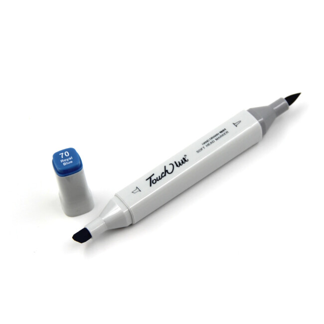 Touchliit Çift Taraflı Marker Kalem Royal Blue PB70 - Gvn Art