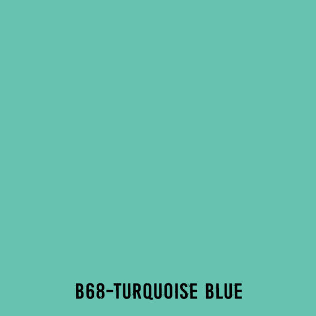 Touchliit Çift Taraflı Marker Kalem Turquoise Blue B68 - 2