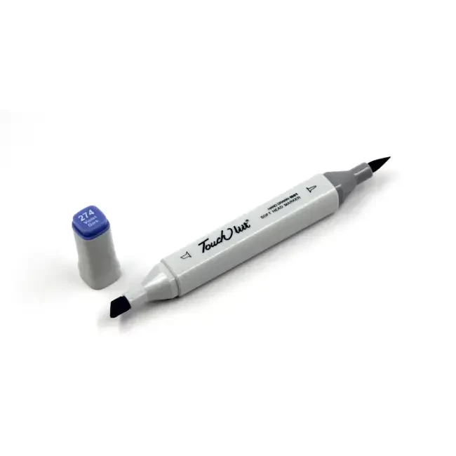 Touchliit Çift Taraflı Marker Kalem Violet Dark PB274 - 1