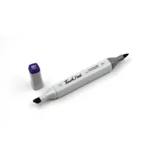 Touchliit Çift Taraflı Marker Kalem Violet P281 - 1