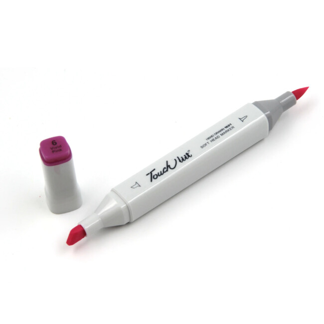 Touchliit Çift Taraflı Marker Kalem Vivid Pink RP6 - Gvn Art