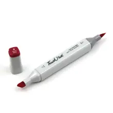 Touchliit Çift Taraflı Marker Kalem Vivid Red R4 - 1