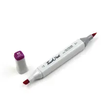 Touchliit Çift Taraflı Marker Kalem Vivid Reddish Purple RP86 - 1